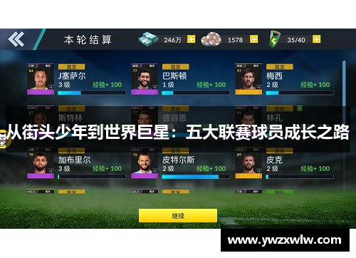 从街头少年到世界巨星：五大联赛球员成长之路